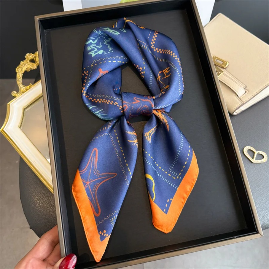 Bandana Cotton - Pañuelo Cuadrado de Seda con Estampado