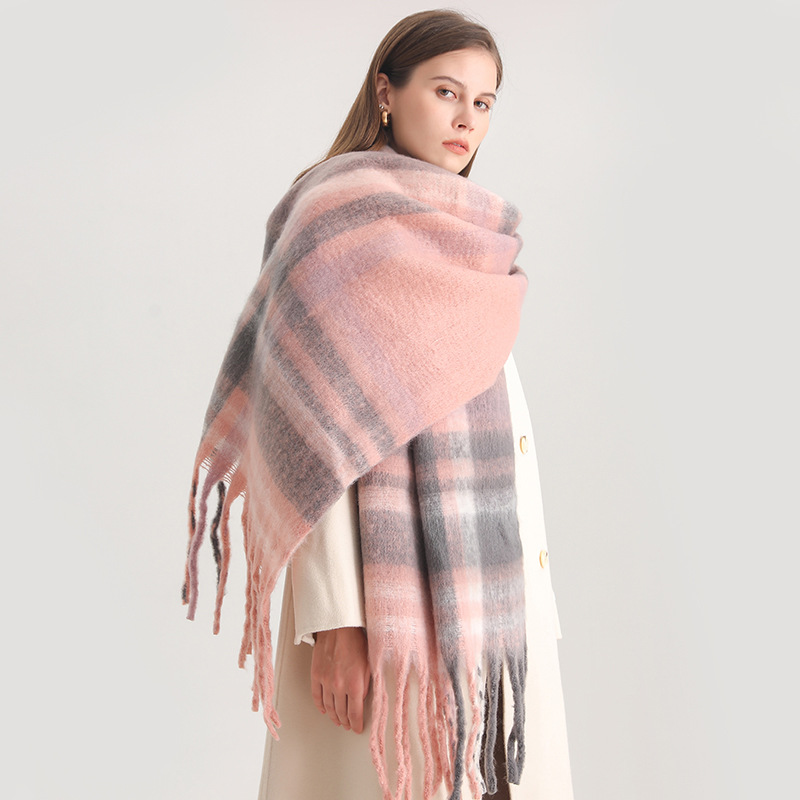 Bufanda coreana de Cachemira d - Woven Scarf Blanket reseña y precio